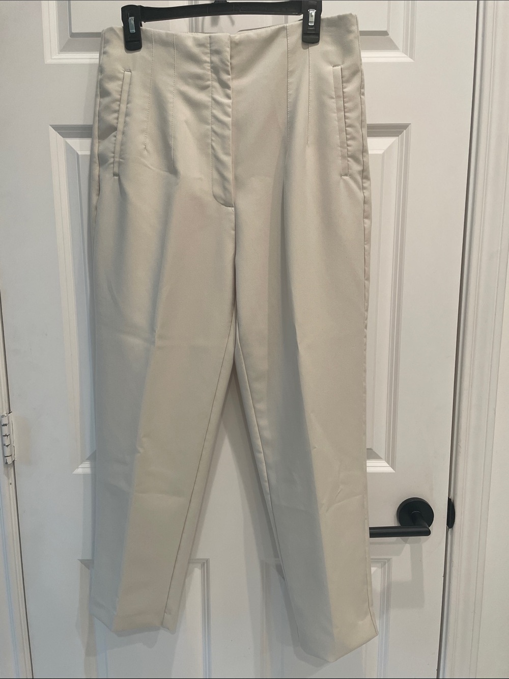 Zara Beige-Cream Dress Trousers